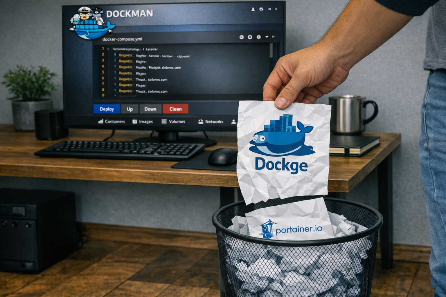 Dockman, enfin un gestionnaire Docker Compose natif complet