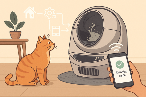 Contrôler la litière connectée Whisker Litter-Robot depuis votre système domotique via une API Docker